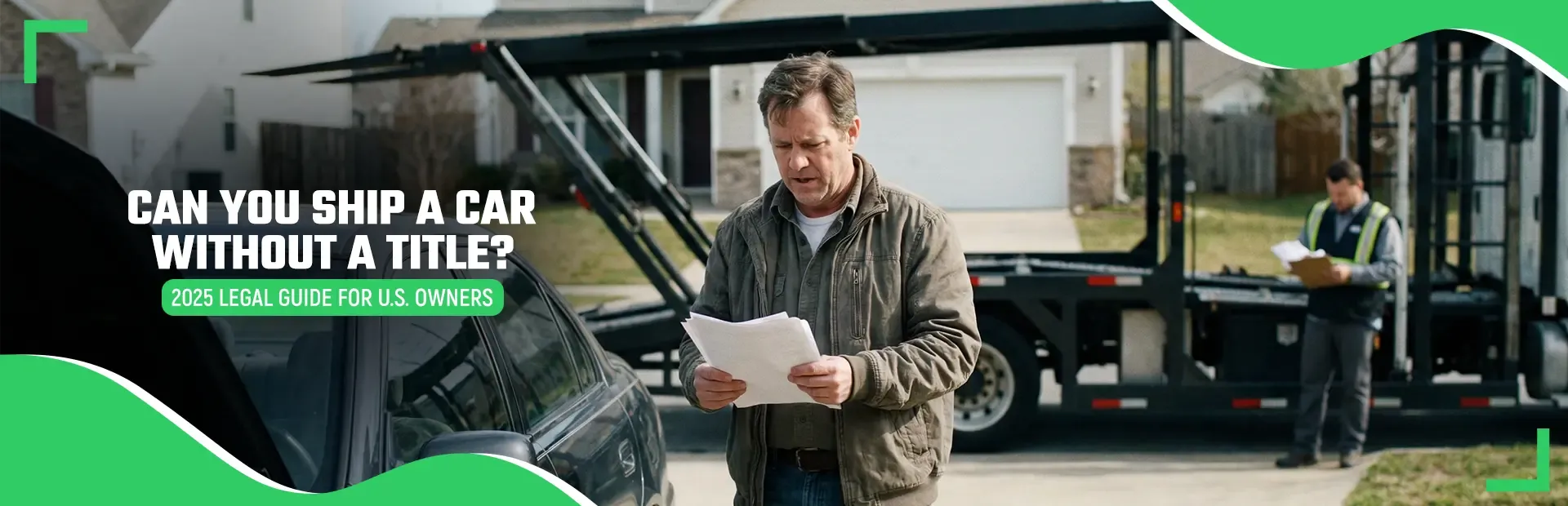 Shipping a Car Without the Title: Is It Legal in 2025?