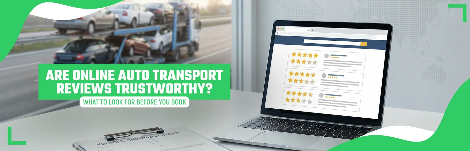 Are Online Auto Transport Reviews Trustworthy? What to Look For?