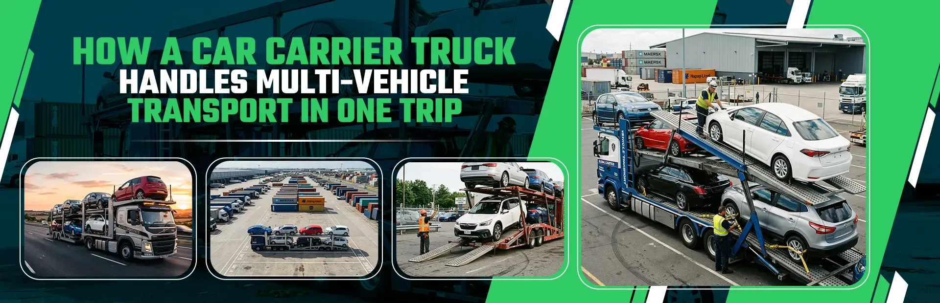 How a Car Carrier Truck Handles Multi-Vehicle Transport in One Trip