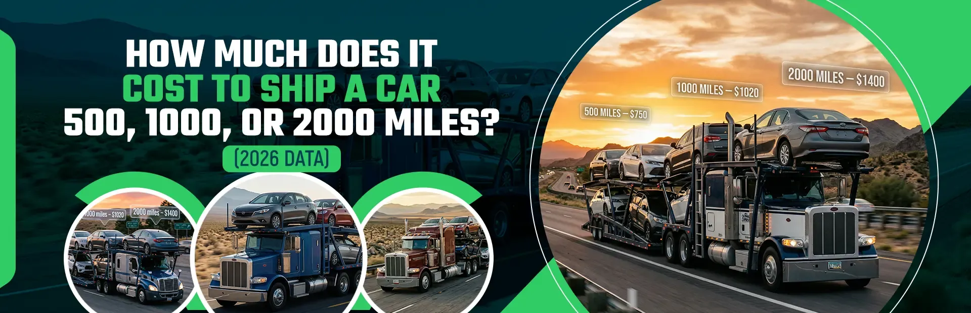 How Much Does It Cost To Ship a Car 500, 1000, or 2000 Miles? (2026 Data)