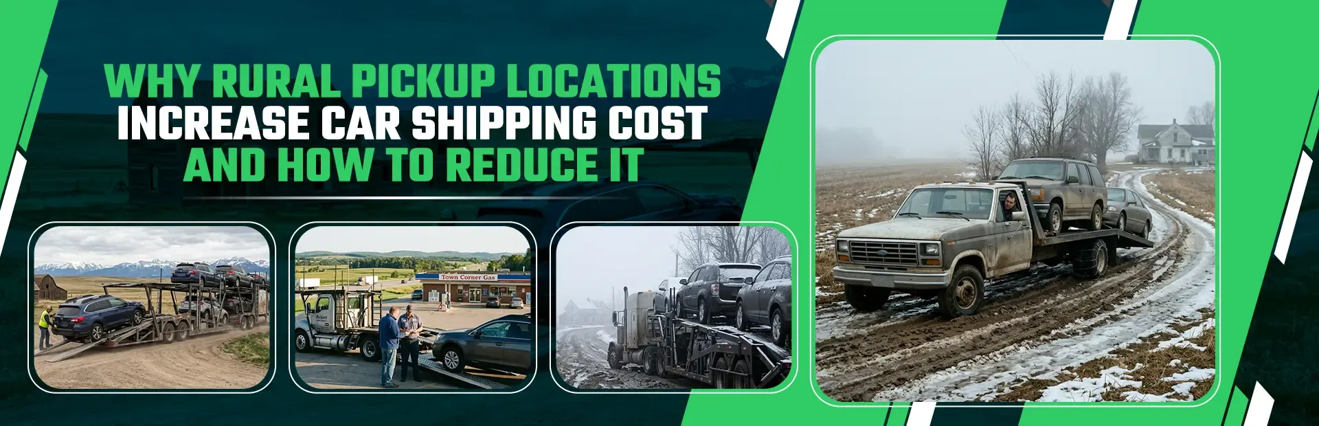 Why Rural Pickup Locations Increase Car Shipping Cost and How To Reduce It