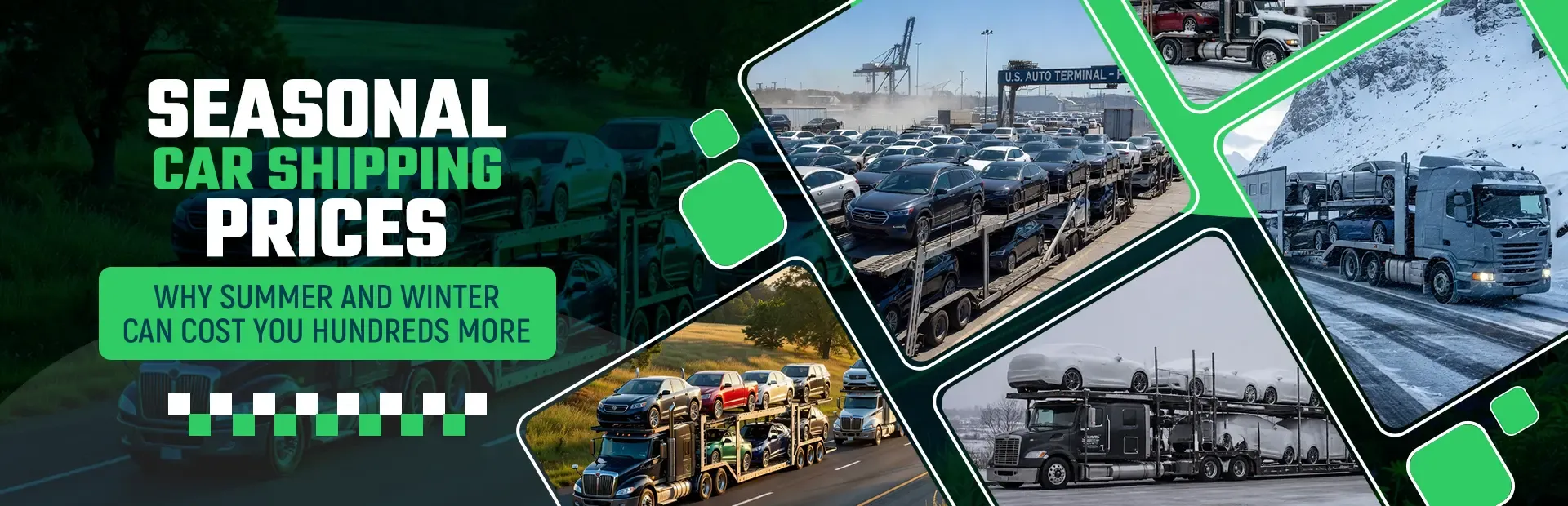 Seasonal Car Shipping Prices: Why Summer and Winter Can Cost You Hundreds More