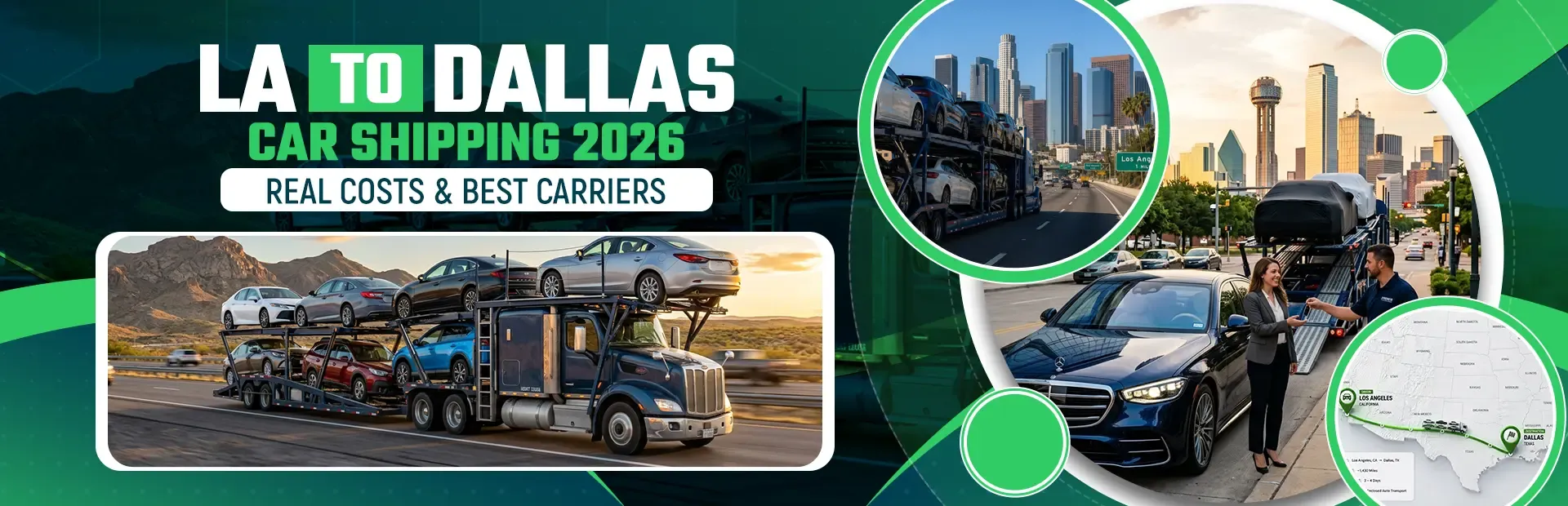 Ship a Car from Los Angeles to Dallas: Costs, Carriers, and Route Guide (2026)