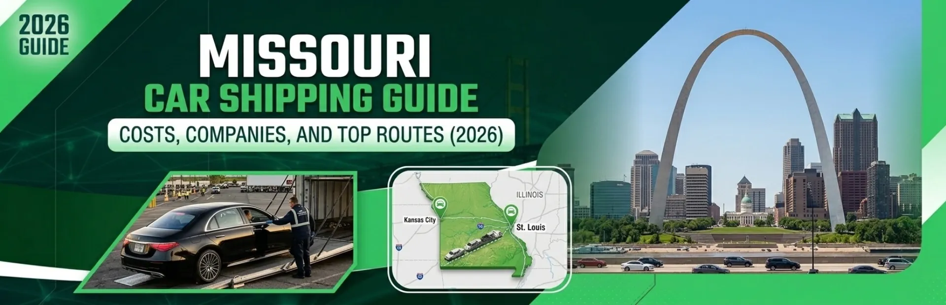 Missouri Car Shipping Guide (2026): What It Costs, Which Routes Run, and Who to Book