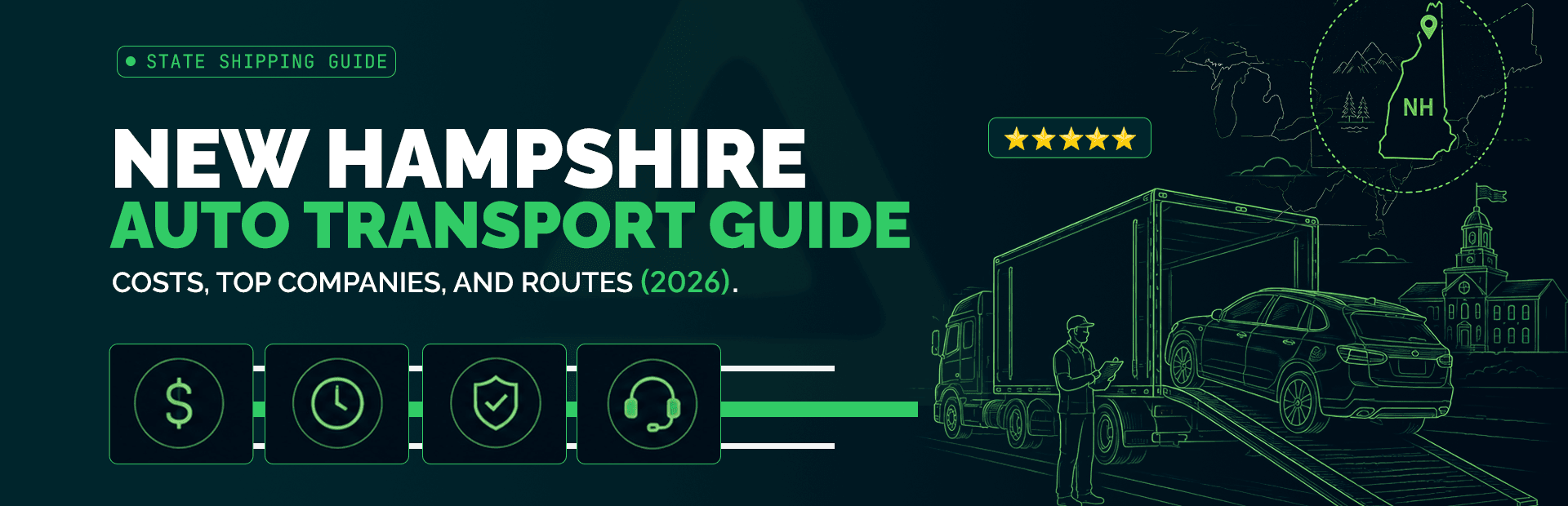 New Hampshire Auto Transport Guide: Costs, Top Companies, And Routes (2026)
