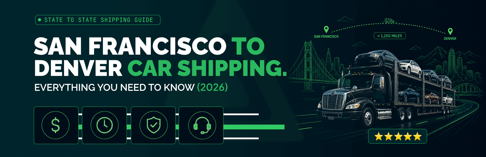 San Francisco to Denver Car Shipping: Everything You Need to Know (2026)