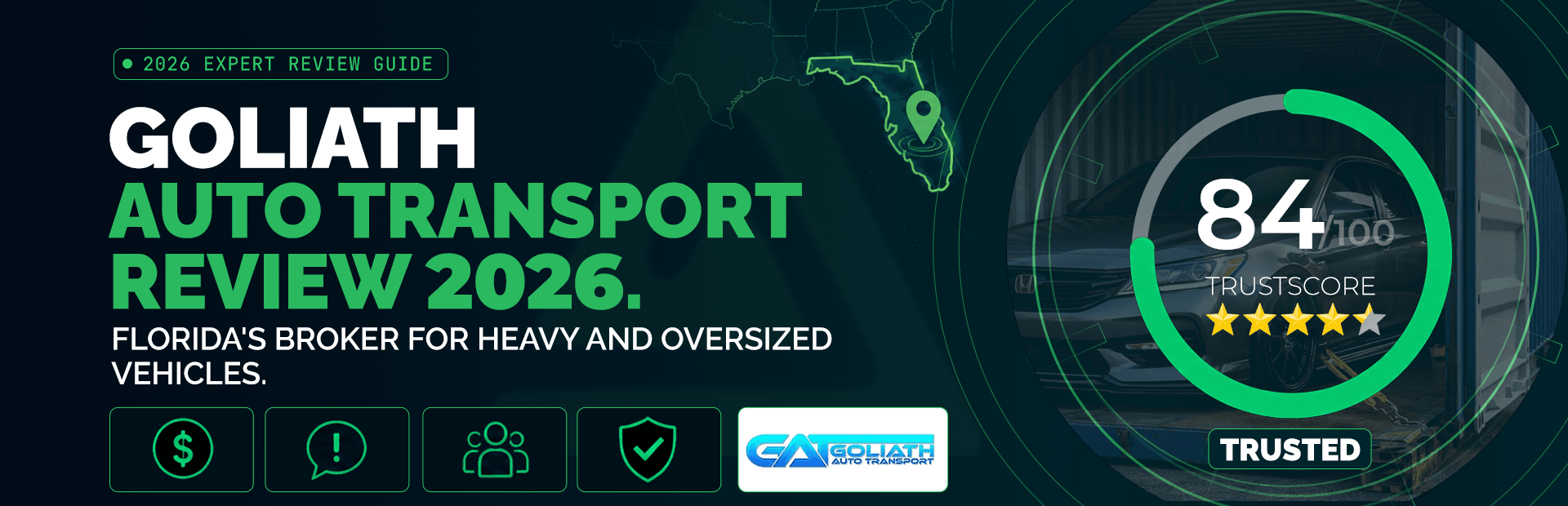 Goliath Auto Transport Review: Florida's Broker for Heavy and Oversized Vehicles (2026)