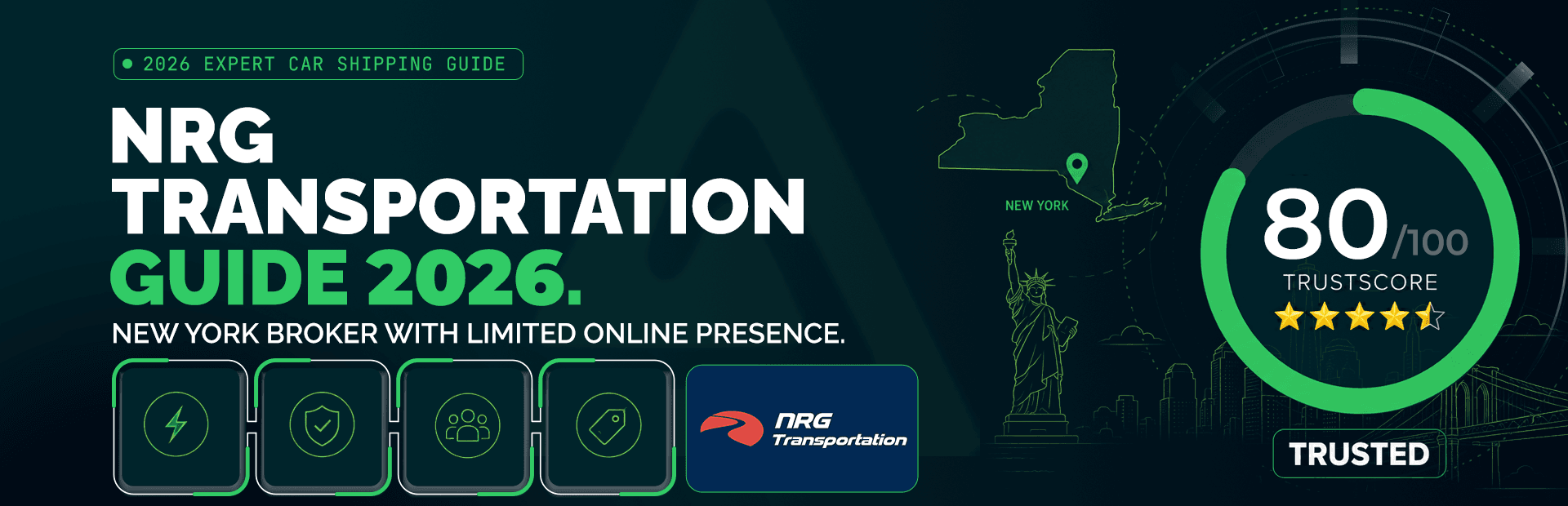 NRG Transportation Review 2026: Should You Trust a NY Broker With Almost No Reviews?