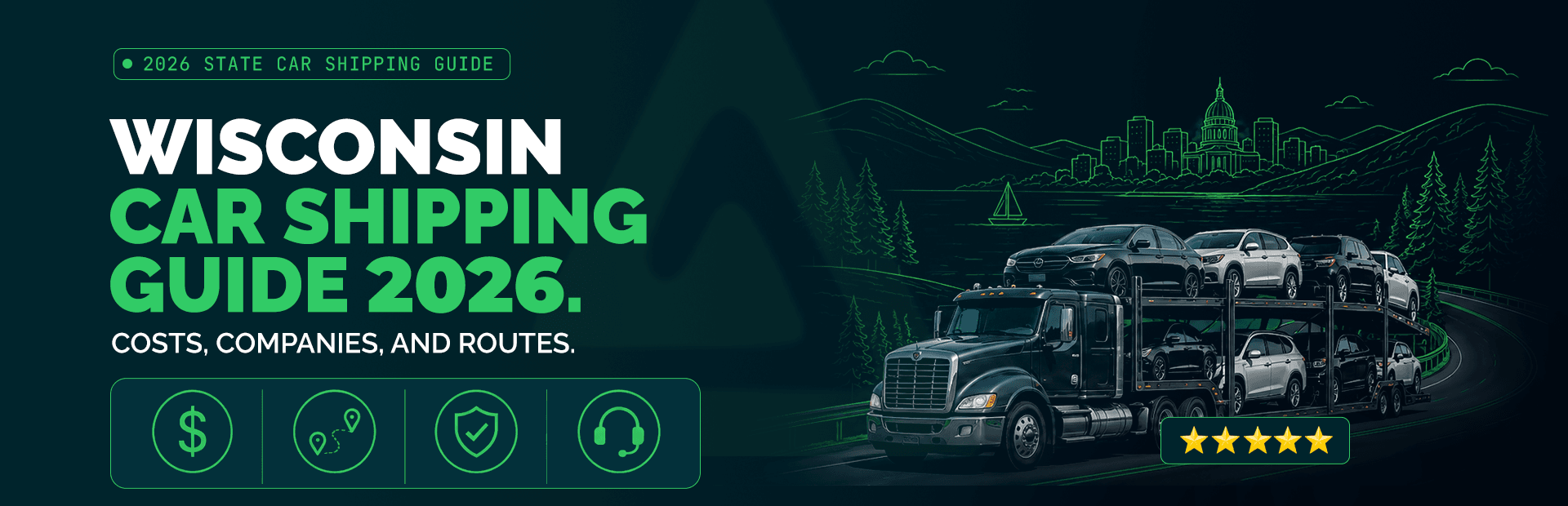 Shipping a Car to Wisconsin in 2026? Real Costs, Snowbird Corridors, and Who to Book