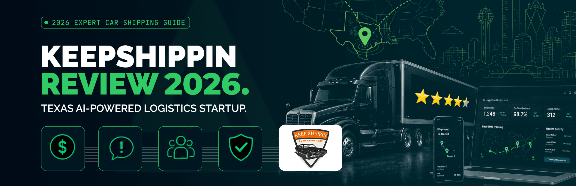 KeepShippin Review (2026): Is This Texas AI Car Shipping Startup Actually Legit?