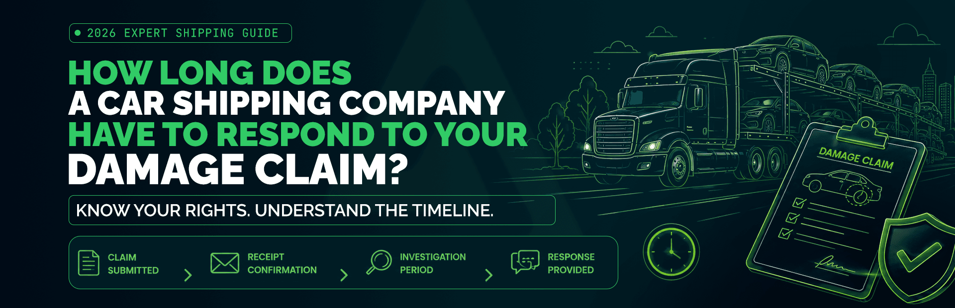 Damage Claim Response Time in Car Shipping: The Timeline Companies Won't Volunteer