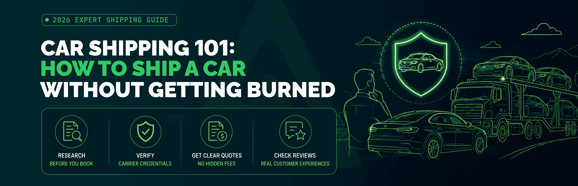 Car Shipping 101: The No-Nonsense Guide to Shipping a Car Without Getting Scammed