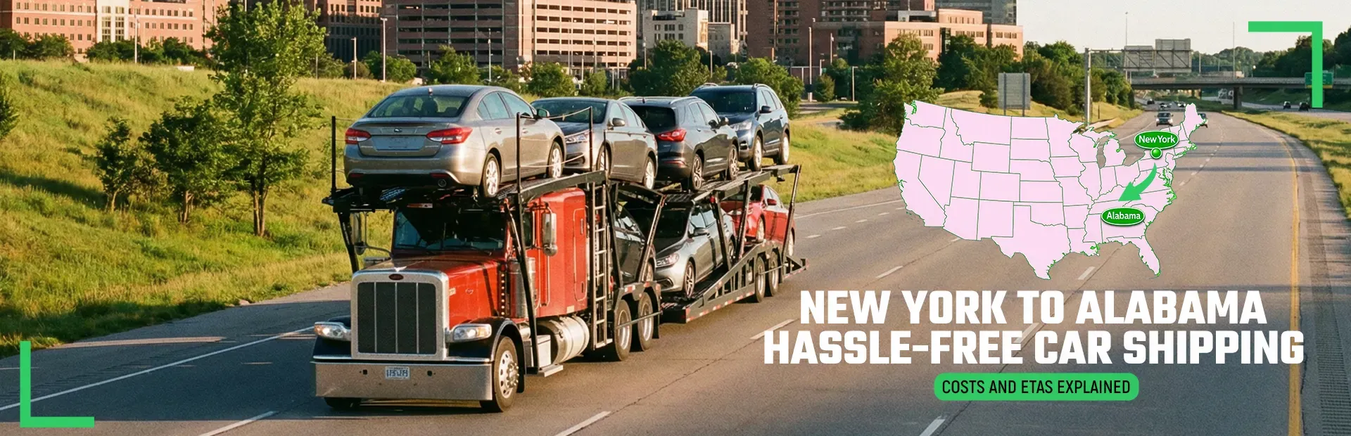 Top 5 Tips for Hassle-Free New York to Alabama Car Shipping: Costs and ETAs Explained