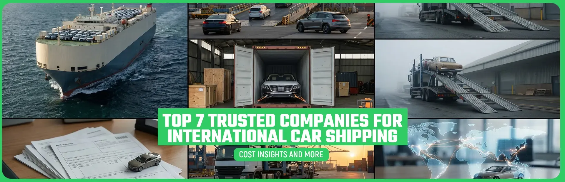 Top 7 Trusted Companies for International Car Shipping: Cost Insights and More