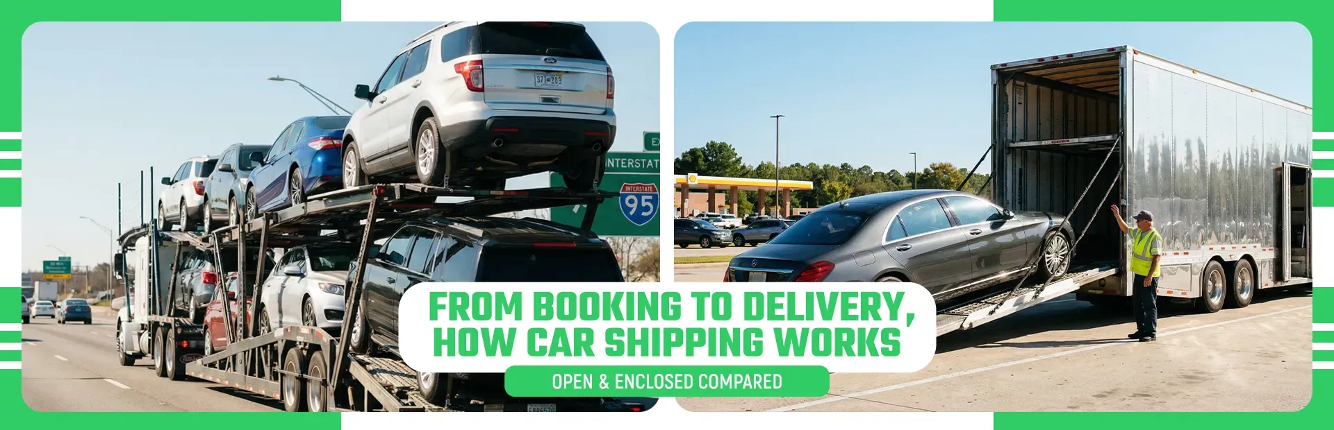 How Car Shipping Works: Complete Auto Transport Guide With Open vs Enclosed Options