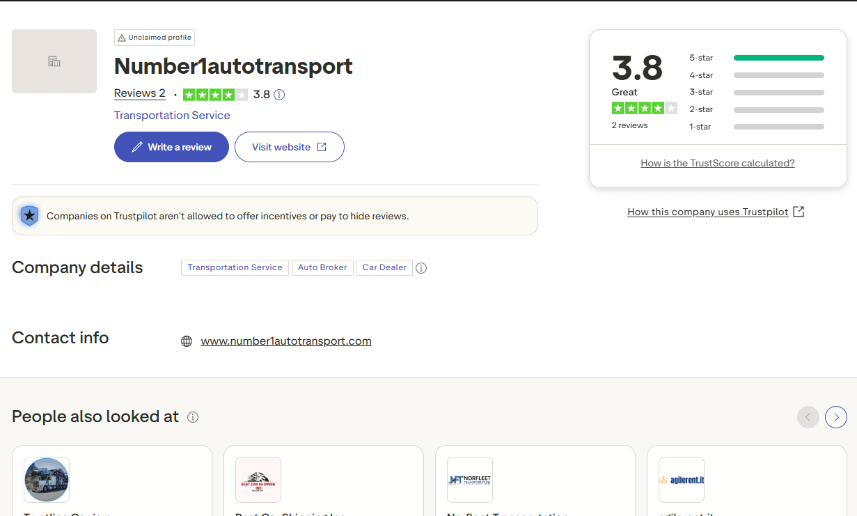 Number1 autotransport reviews