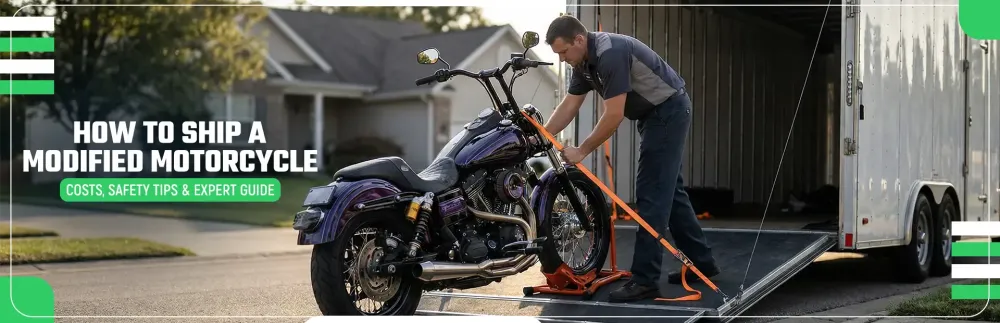 Essential Tips for Shipping a Motorcycle with Modifications | Transportvibe
