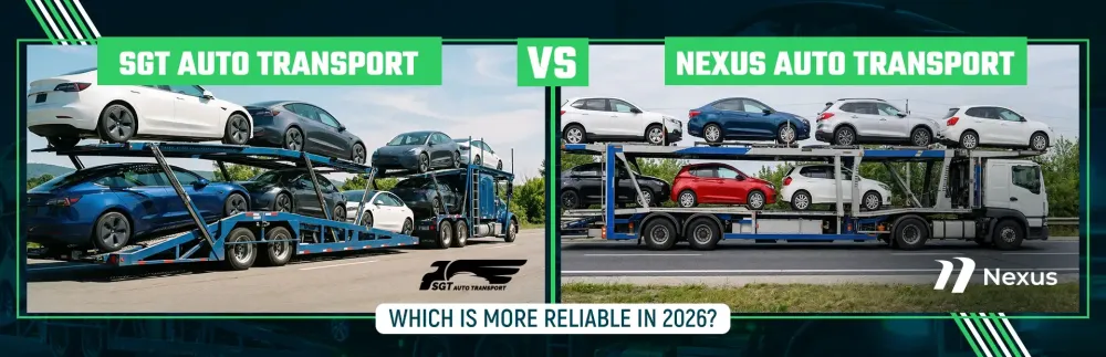SGT Auto Transport vs Nexus Auto Transport: Which Is More Reliable in 2026?