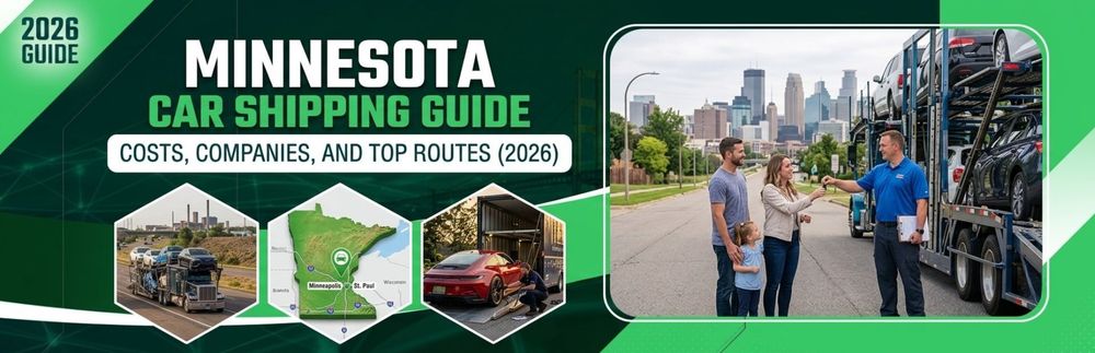 Minnesota Car Shipping Guide 2026: Costs, Companies, and Top Routes