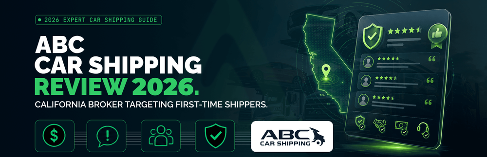 ABC Car Shipping Review 2026: Is This California Broker Safe for First-Time Shippers?