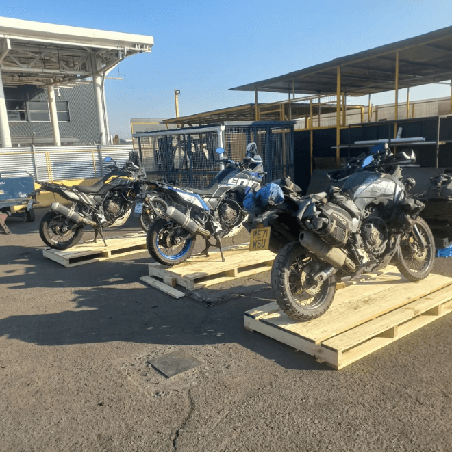 Bike On A Wooden Pallet